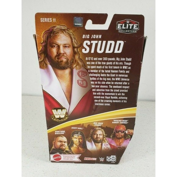 WWE Big John Studd Elite Series #11 Mattel Figure Wrestling Flashback WWF 2021 - Picture 5 of 11